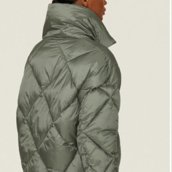 OOF Wear Quilted Duvet‑Style Coat – Green – IT44 / US 8 – NWOT - Picture 2 of 7